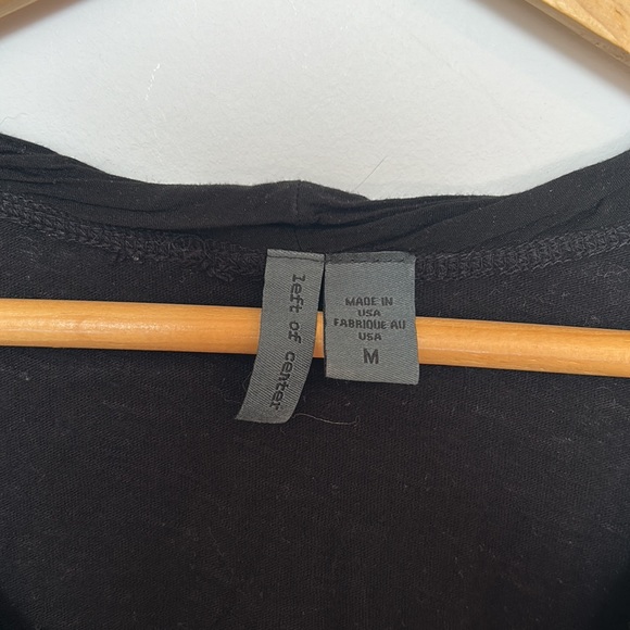 Left of Centre black t shirt from Anthropologie - Picture 4 of 6